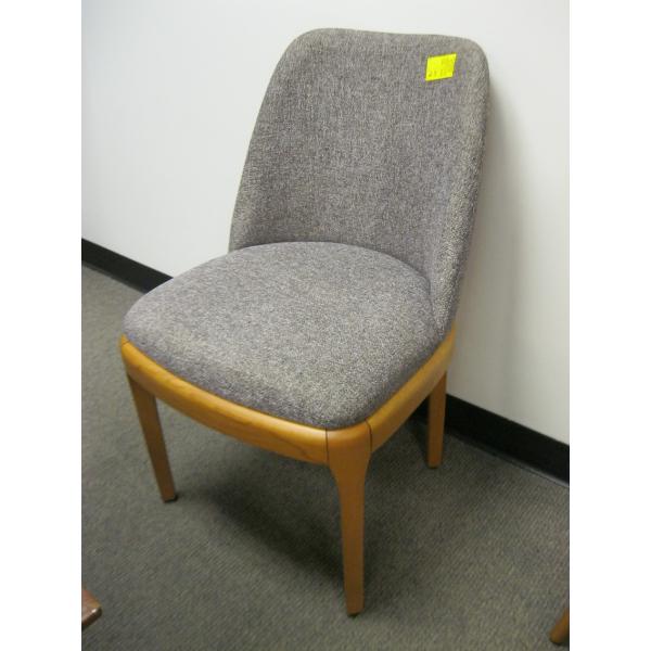 GREYISH UPHOLSTERED CHAIR