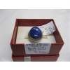 Image 2 : STERLING SILVER .925 RING W/BLUE STONES, 7.5G, SZ 6 1/4
