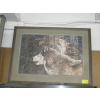 Image 1 : FRAMED WOLF PRINT BY ANDREW KISS
