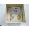 Image 2 : 2 - 10KT PENDANTS, 1G