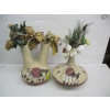 Image 1 : PAIR OF PAINTED POTTERY VASES