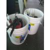 Image 1 : 2 PAILS OF CAULKING, CAULKING GUN, ETC.