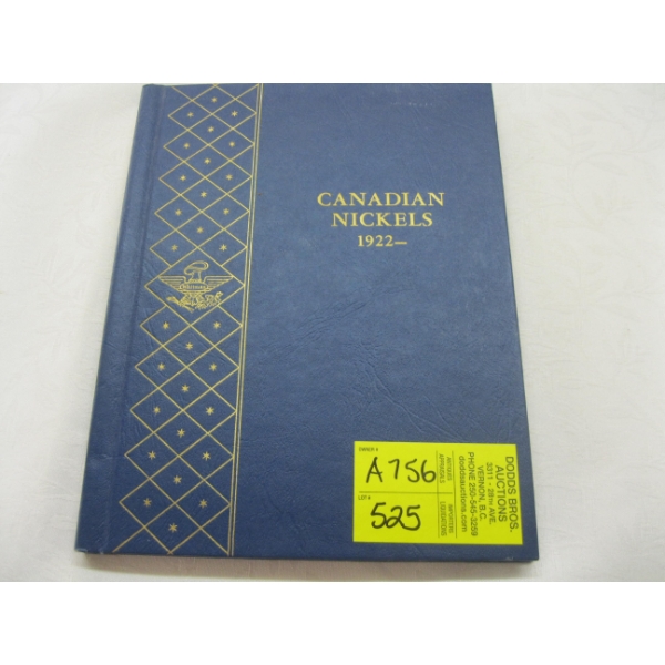 CDN NICKELS 1922 -