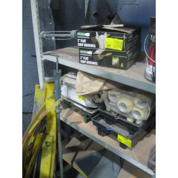 MISC. PAINT BRUSHES, ROLLERS, ETC.