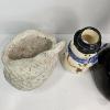 Image 10 : BLUE MOUNTAIN POTTERY DOG, CHERUB, PLANTER