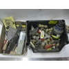 Image 1 : 2 BINS OF MISC. VALVES, TOOLS, ETC.