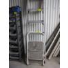 Image 1 : 1/2 ALUM. LADDER & SMALL 2-STEP LADDER