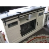 Image 3 : SLIDING BARN DOOR FIREPLACE MANTLE UNIT W/FIREPLACE