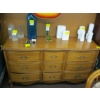 Image 4 : 5 DRAWER CHEST OF DRAWERS & MATCHING 9 DRAWER DRESSER