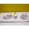 Image 1 : ROYAL ALBERT PETIT POINT CHINA - 4 CUPS, 1 SAUCER & 1 PLATE