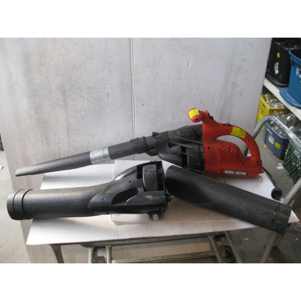 BLACK & DECKER ELECTRIC BLOWER/VACUUM
