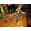Image 1 : WOODEN MOTORCYCLE RIDER
