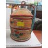Image 2 : 2 WICKER PAINTED BASKETS
