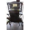 Image 1 : UNIQUE SM. ANTIQUE CABINET W/DRAWER & MIRRORED BACK