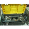 Image 2 : YELLOW & BLACK STANLEY TOOLBOX W/MISC. SOCKETS, WRENCHES, ETC.