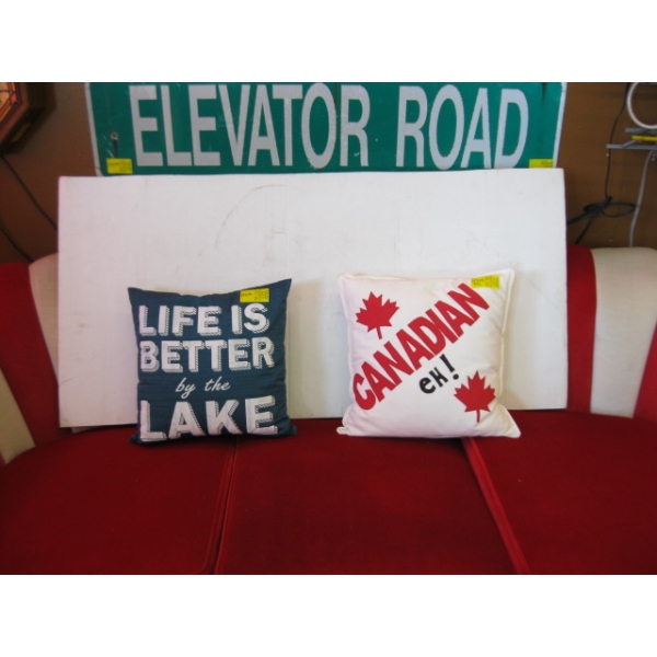 2 CUSHIONS