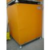 Image 1 : APPROX. 55"X55" METAL LINED PLASTIC SKIRTED FLUID STORAGE TANK W/LOWER DRAIN