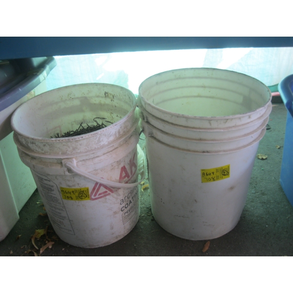 2 PAILS OF ASST. NAILS