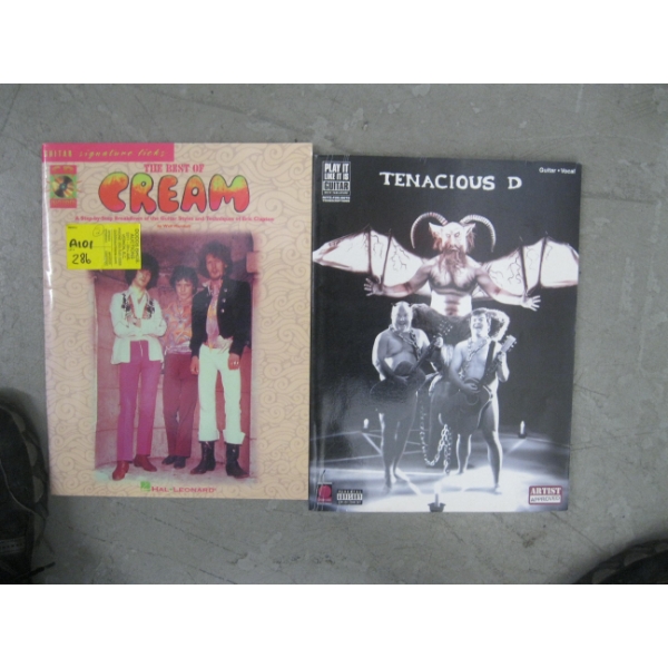 2 BOOKS - CREAM & TENACIOUS D