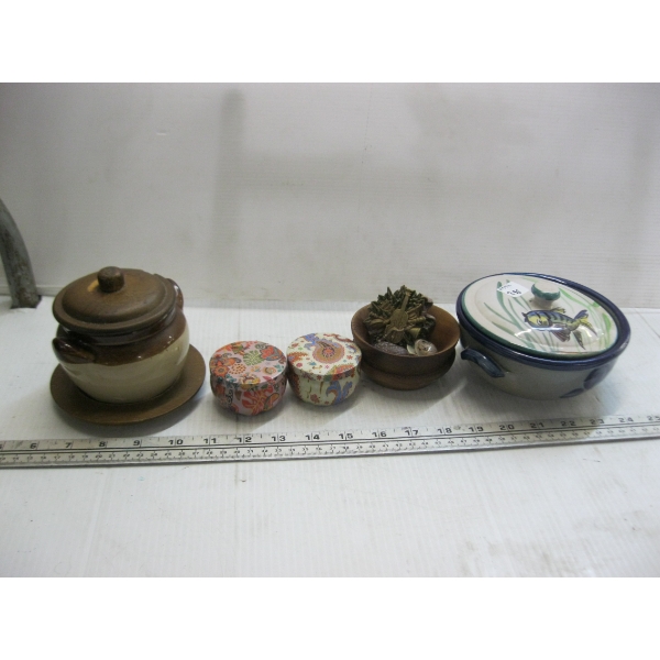 MISC. LIDDED DISHES, ETC.