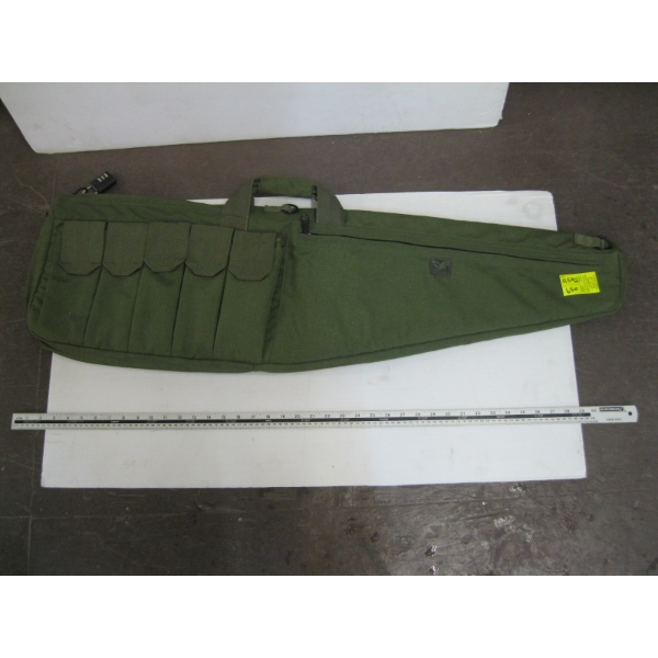 GREEN PADDED GUN CASE