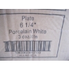 Image 2 : 4 BOXES OF TUXTON ALASKA 6 1/4 BRIGHT WHITE PORCELAIN PLATES