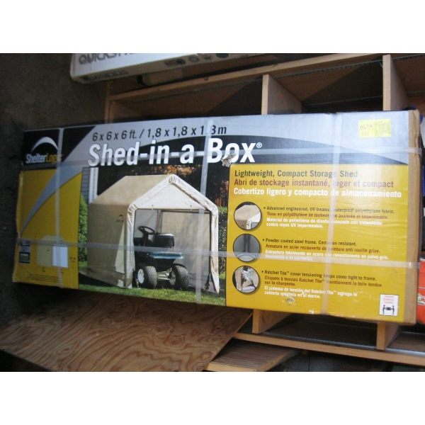 NEW IN BOX 6X6X6 GARDEN SHED