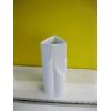 Image 3 : 2 WHITE GERMAN OP ART VASES