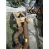 Image 1 : LG. PIPE PIECES, BASKET OF LONG BOLTS & A WOODEN STAND FOR MOTOR