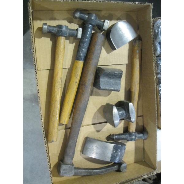 BOX OF ASST'D AUTOBODY TOOLS