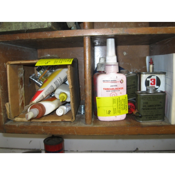 MISC. GLUE, THREAD LOCKER, TINS, ETC.