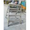 Image 2 : 4' FEATHERLIGHT FOLD OUT DOUBLE SIDED LADDER - ONE SIDE DAMAGED
