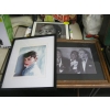 Image 1 : 3 FRAMED PICTURES: AUDREY HEPBURN, RAT PACK & LOUIS ARMSTRONG