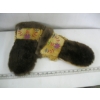 Image 1 : VINTAGE MOOSEHIDE GAUNTLET MITTS - FUR TRIM