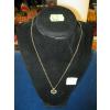 Image 3 : LADIES 10KT NECKLACE W/DIAMOND HEART PENDANT, 18"