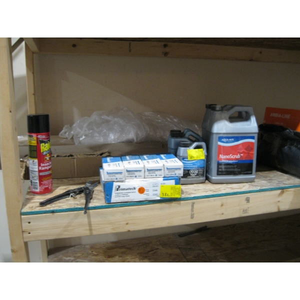 PRIMETECH HARDWOOD FLOORING NAILS, ABRASIVE SCRUB CLEANER, STONE ENHANCER, ETC.