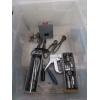 Image 2 : BIN W/MISC. SANDERS, DRILL, DRILL BITS, SOCKETS, LOCKS, ETC.