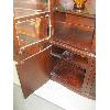 Image 2 : 2 PIECE SIDE BY SIDE GLASS DOOR CABINET W/LOWER STORAGE