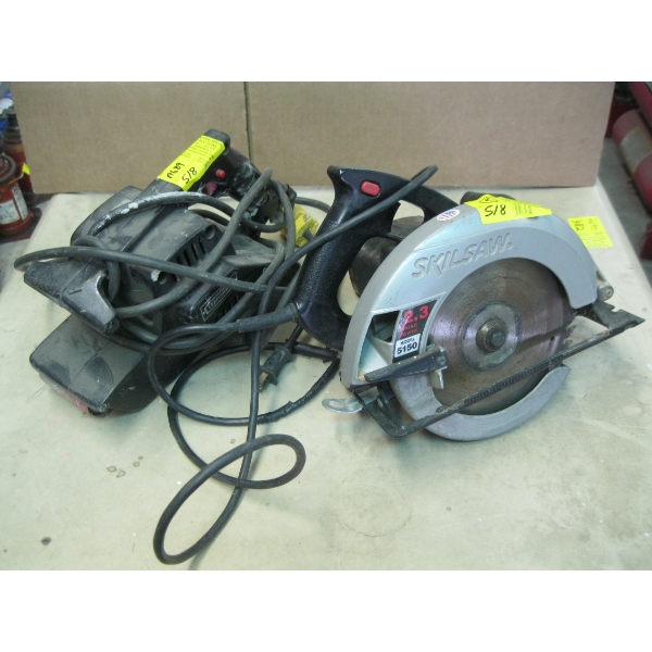 CRAFTSMAN BELT SANDER & A SKILL SAW