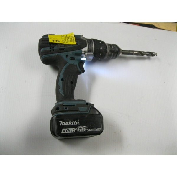 MAKITA 18V CORDLESS DRILL