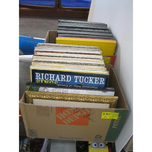 2 BOXES MISC. RECORDS, ETC.