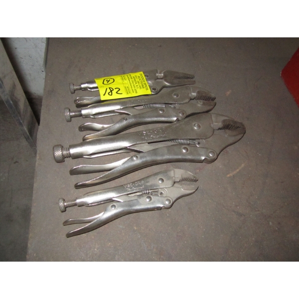 4 PAIR OF VISE GRIPS