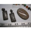Image 2 : VINTAGE NAVAJO TURQUOISE NECKLACE, RUG DESIGN EARRINGS, ETC. 