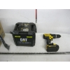 Image 1 : DEWALT DRILL W/BATTERY & CAT RADIO CHARGER