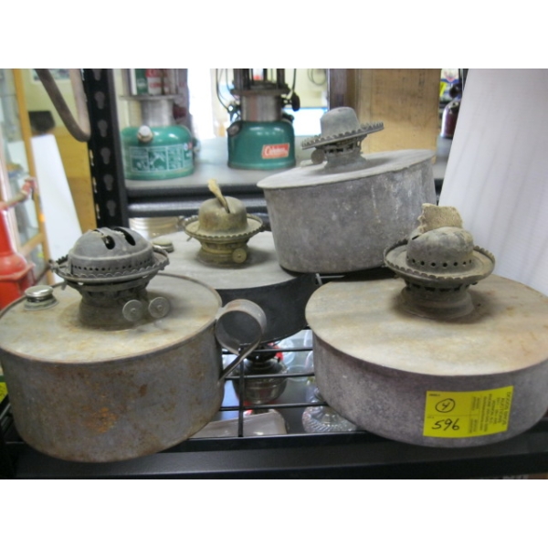 4 OIL BURNERS