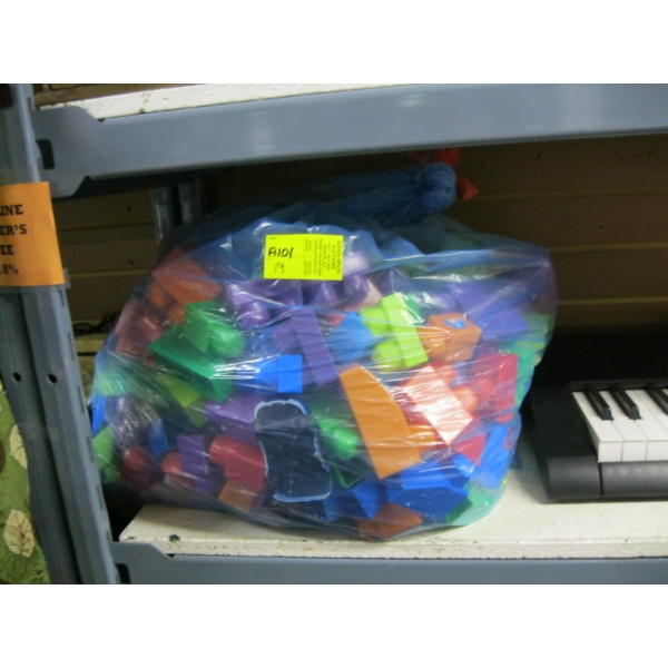 BAG OF LG. BUILDING BLOCKS