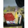 Image 1 : BOX OF MISC. - WOOL, KNITTING NEEDLES, ART SUPPLIES, ETC.