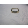 Image 3 : 14KT YELLOW & WHITE GOLD DIAMOND RING, 2.5G, SZ 7 1/2