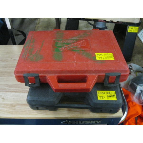 CASED TOOL SET & A MILWAUKEE DRILL CASE
