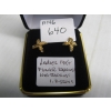 Image 2 : PAIR OF LADIES 14KT FLOWER EARRINGS, 10KT BACKINGS, 1.2G